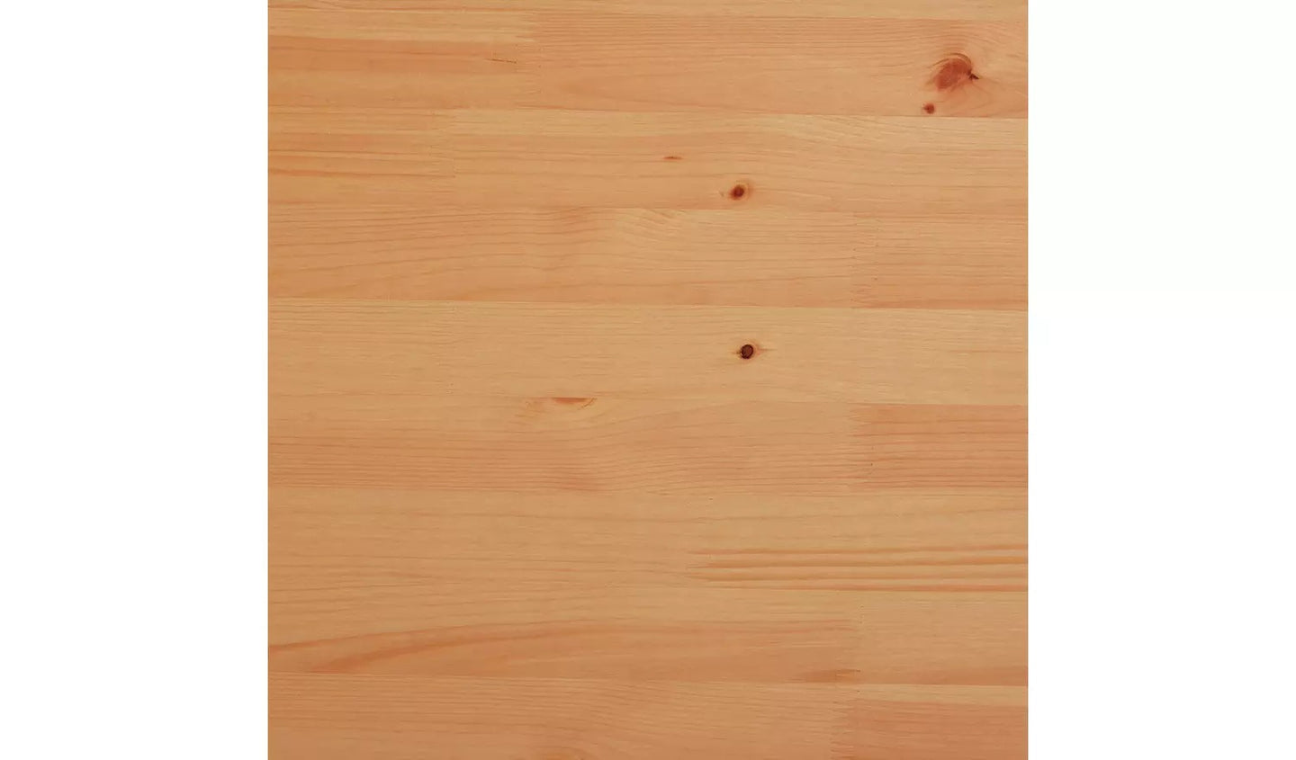 Habitat Ashdon Solid Pine 6 Seater Dining Table - Oak Effect